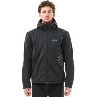 Dragonfly Мототолстовка DF Urban Man 2025 Black с защитой в Казани