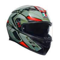 AGV Шлем K3 Decept Matt Black/Green/Red в Казани