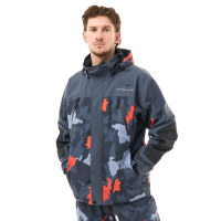 Dragonfly Мембранная куртка Quad 2.0 Man 2025 Grey - Orange Camo в Казани