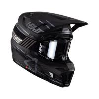 Leatt Мотошлем кроссовый Moto 9.5 Carbon Helmet Kit V26 Black в Казани