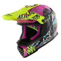LS2 Шлем MX437 Fast II Mini Gorilla Purple-06 в Казани