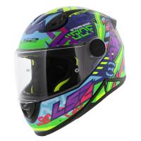 LS2 Мотошлем FF812 Kid Svent Blue Green в Казани