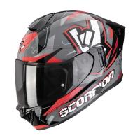Scorpion Exo Мотошлем Exo-530 Air Rok Серый/Черный/Красный в Казани