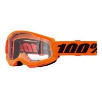 100% Очки Strata 2 V26 Goggle Neon Orange / Clear в Казани
