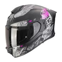 Scorpion Exo Мотошлем Exo-530 Air Hadji Черный/Серый/Розовый в Казани