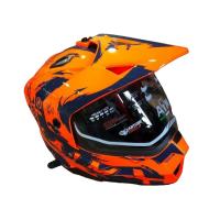 AiM Шлем детский JK802Y Orange/Blue в Казани