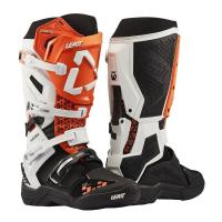 Leatt Мотоботы кроссовые 5.5 FlexLock Evo V27 White/Orange в Казани