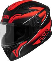 IXS Шлем 136 2.0 Kids Star 2 Черно-красно матовый в Казани