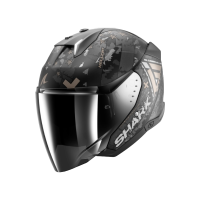 Shark Шлем Skwal I3 Jet Hellcat Mat Black/Chrome/Anthracite в Казани