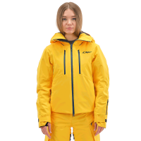 Dragonfly Куртка утепленная Gravity Premium Woman Yellow-Dark Ocean в Казани