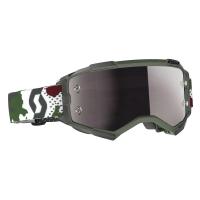 Scott Очки кроссовые Fury dark green/white silver chrome works в Казани