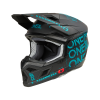 Oneal Шлем кроссовый 3Series Static черный/бирюзовый в Казани