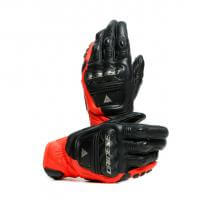 Dainese Перчатки кожаные 4-Stroke 2 Black/Fluo-Red в Казани