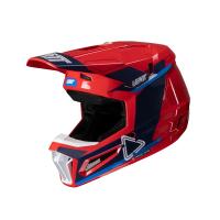 Leatt Шлем кроссовый детский Helmet Kit Moto 3.5 Jr V25 Royal в Казани