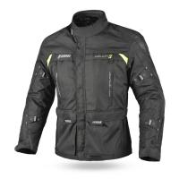 Dimox Мотокуртка текстиль Explorer Mens Touring Black/Yellow в Казани