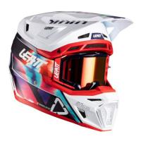 Leatt Шлем кроссовый 8.5 Royal Blue-Red V26 + очки Velocity 5.5 в Казани