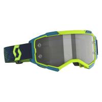 Scott Очки кроссовые Fury LS neon yellow/blue light sensitive grey works в Казани