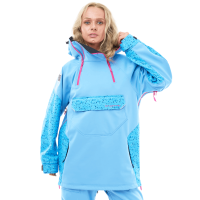 Dragonfly Куртка-анорак сноубордическая DF Uktus Woman Blue - Pink в Казани