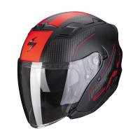 Scorpion Exo Мотошлем Exo-230 Condor Черный Матовый/Красный/Карбон в Казани
