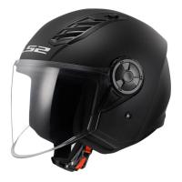 LS2 Мотошлем OF616 Airflow II Solid черный матовый в Казани