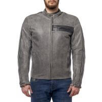 Moteq Куртка кожаная Defender grey в Казани