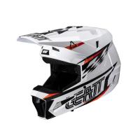 Leatt Шлем кроссовый детский Helmet Kit Moto 3.5 Jr V25 White в Казани