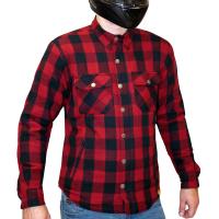 MCP Моторубашка Rebel Full kevlar черный-темно-красный в Казани
