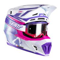 Leatt Шлем кроссовый  7.5 V26 Purple + очки Velocity 4.5 в Казани