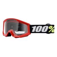 100% Очки детские Strata Mini Goggle Red/Clear Lens 2025 в Казани