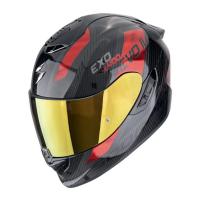 Scorpion Exo Мотошлем Exo-1400 Evo II Carbon Air Platted Карбон/Красный в Казани