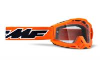 100% Маска кросс FMF Powerbomb Rocket Orange - прозрачная линза в Казани
