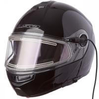 LS2 Мотошлем снегоходный FF325 Strobe Electric Snow Solid Черный в Казани