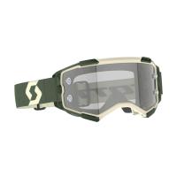 Scott Очки кроссовые Fury LS kaki green/light sensitive grey works в Казани