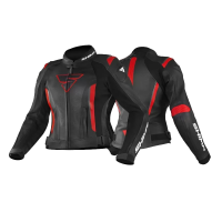 Shima Куртка Кожаная женская Miura 2.0 Black/Red в Казани
