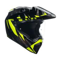 AGV Шлем AX9 E2206 V26 Steppa Carbon/Grey/Yellow Fluo в Казани