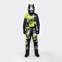 Grom Штаны кроссовые подростковые MX Religion lime в Казани