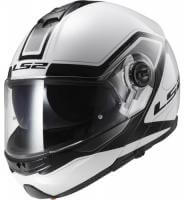 LS2 Мотошлем снегоходный FF325 Strobe Electric Snow Civik Черный/Белый в Казани