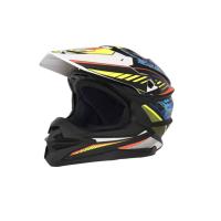 Desment Шлем кроссовый Raptor White-Yellow-Blue graphic в Казани