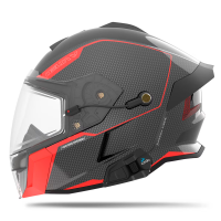 509 Шлем Delta V Carbon Commander с подогревом Racing Red в Казани