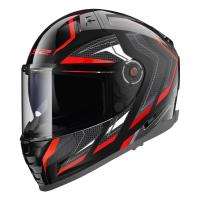 LS2 Мотошлем FF811 Vector II Alizer черно-красный в Казани