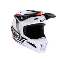 Leatt Шлем кроссовый Moto 2.5 Helmet Black/White 2024 в Казани