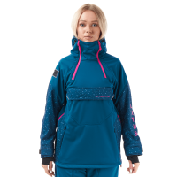 Dragonfly Куртка-анорак сноубордическая DF Uktus Woman Dark Ocean - Pink в Казани