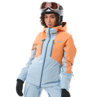 Dragonfly Куртка горнолыжная утепленная Gravity Woman 2025 Mock Orange-Light Blue в Казани