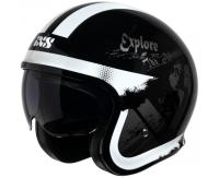 IXS Мотошлем открытый iXS 880 2.2 черно-серебристый в Казани