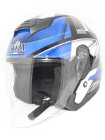 AiM Шлем открытый JK526 Blue/Grey/Black в Казани