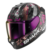 Shark Шлем Skwal i3 Hellcat Mat Black/Chrome/Violet в Казани