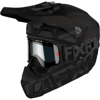 FXR Шлем Clutch Cold Stop QRS Electric 22 Black Ops в Казани