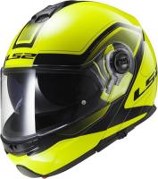 LS2 Мотошлем снегоходный FF325 Strobe Electric Snow Civik Желтый/Черный в Казани
