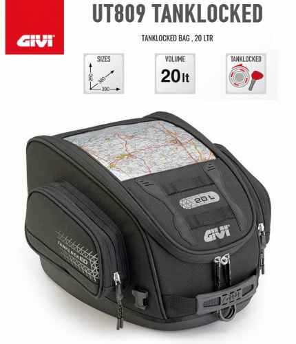 Givi Сумка на бак Tanklocked UT809 20л в Казани