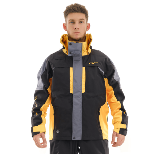Dragonfly Куртка мембранная Quad Pro Black-yellow в Казани